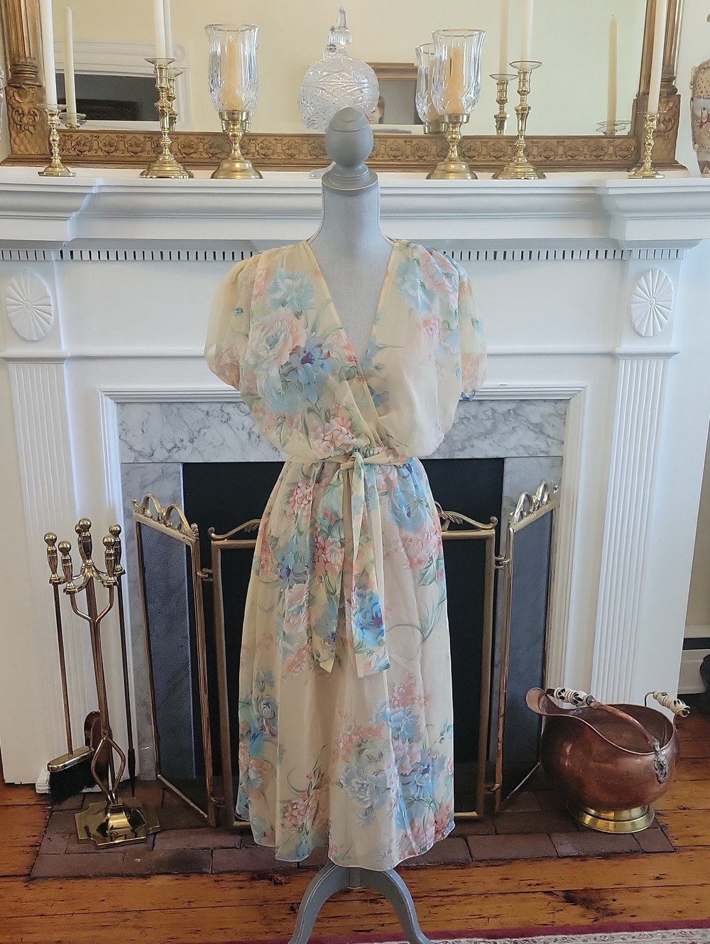 Vtg 70's Karen Tepper Dress